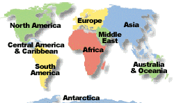 map of world regions